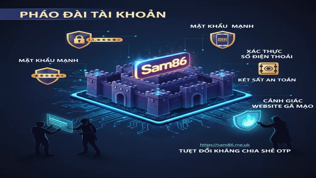 Mẹo bảo mật tài khoản game bài tuyệt đối Sam86