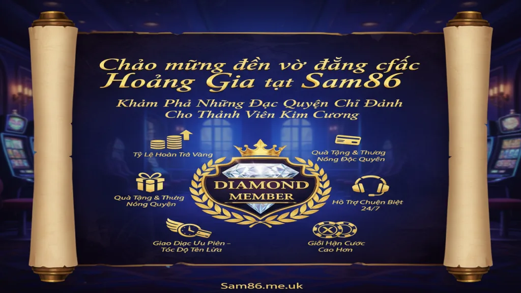 Đặc quyền thăng hạng thành viên Kim Cương Sam86