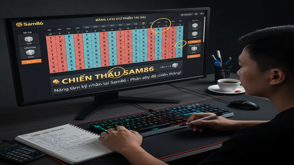 Cách đọc bảng lịch sử phiên Tài Xỉu chuẩn nhất Sam86