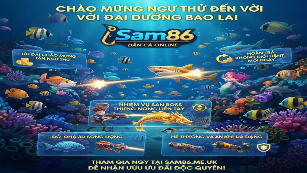 Ưu đãi đặc quyền dành cho sảnh Bắn Cá Online Sam86