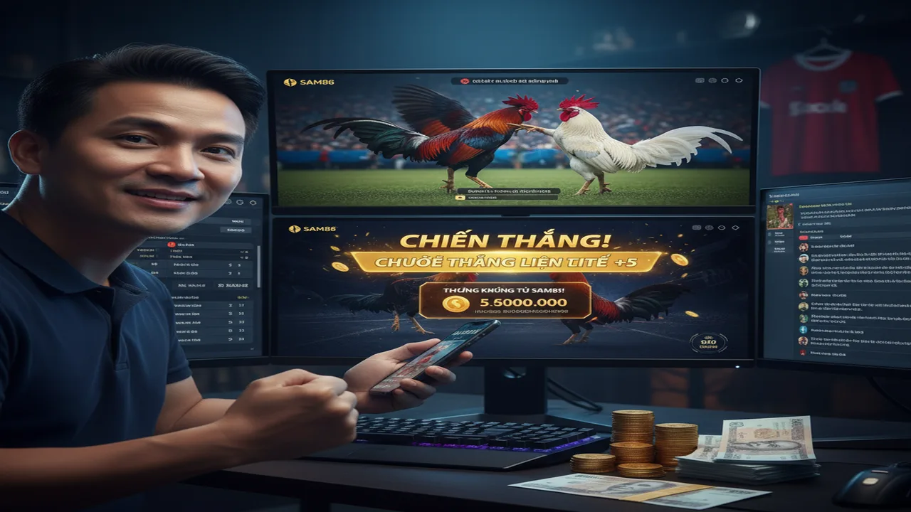 Thưởng thắng liên tiếp trong Đá Gà trực tiếp Sam86