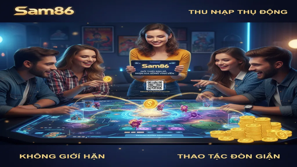 Giới thiệu bạn bè nhận hoa hồng vĩnh viễn Sam86