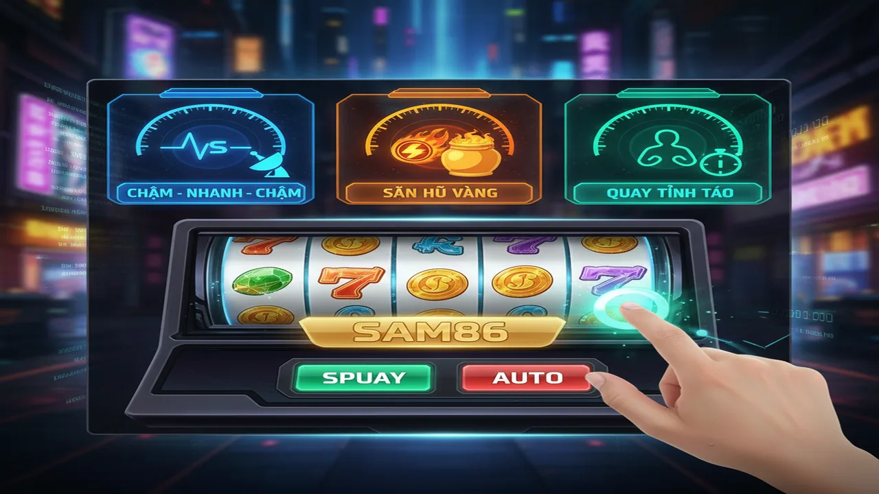 3 mẹo điều chỉnh tốc độ quay hũ thắng lớn Sam86