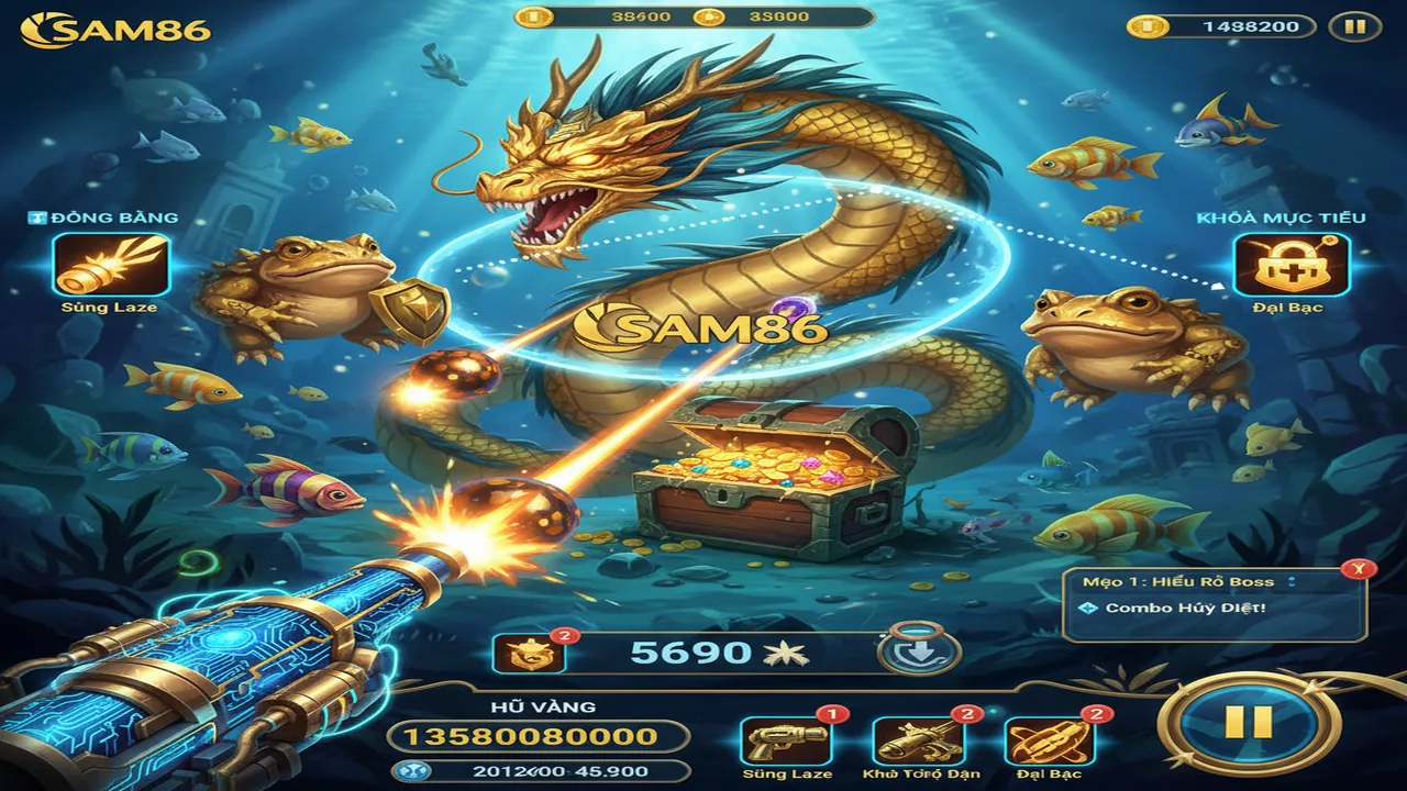 5 Mẹo săn Boss Bắn Cá cực đỉnh nhận hũ lớn Sam86