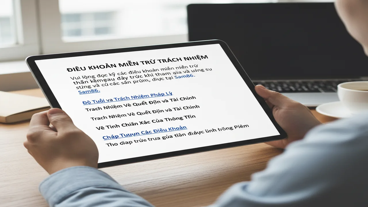 Miễn Trừ Trách Nhiệm Sam86