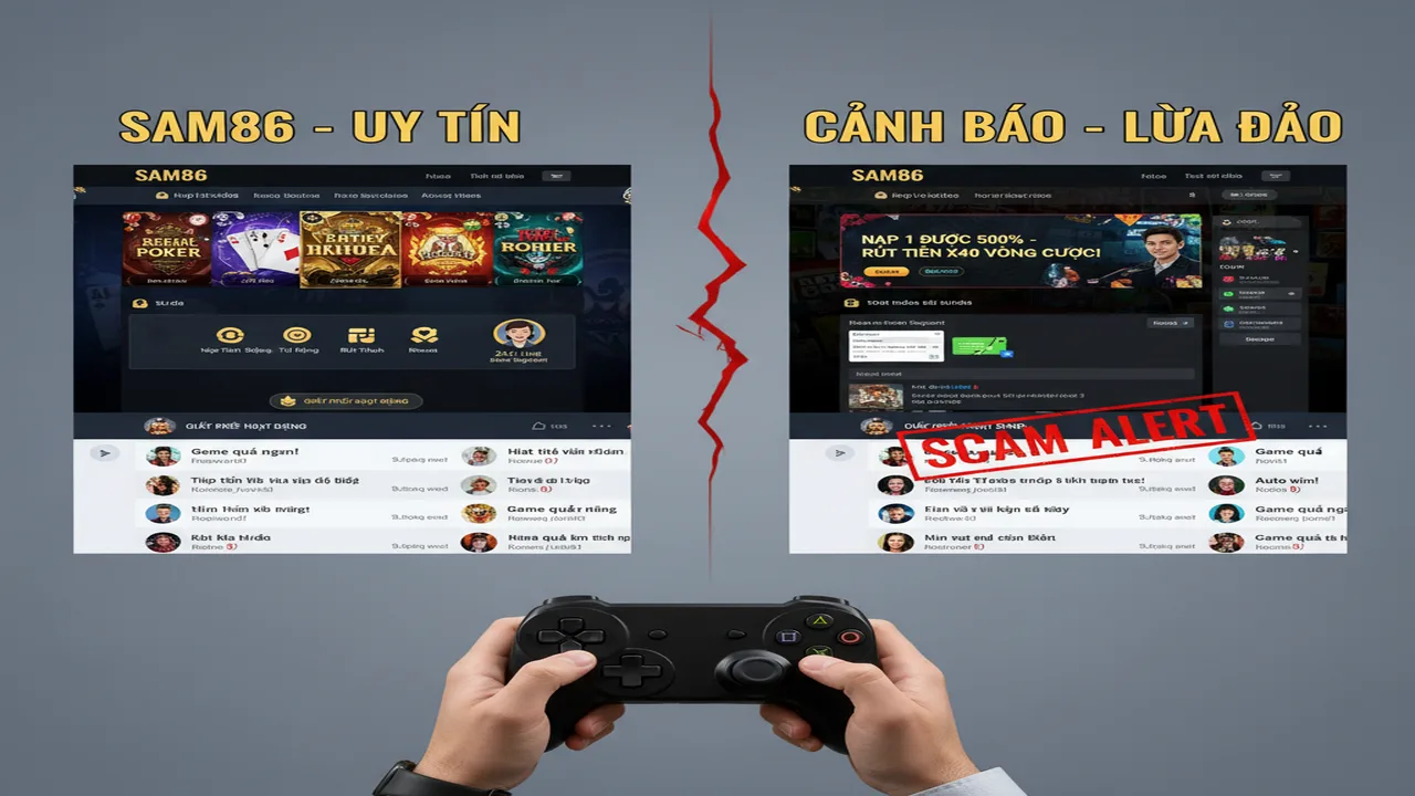 5 cách nhận biết cổng game bài lừa đảo Sam86
